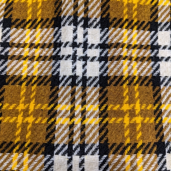 vintage 70's high waisted skirt | plaid skirt - Picture 2 of 4